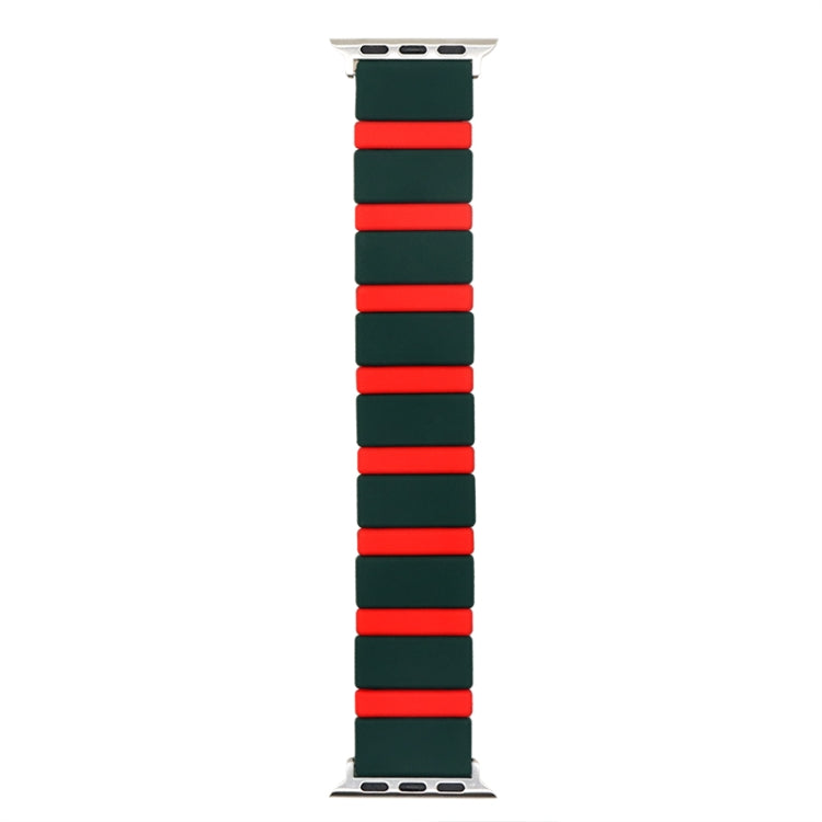 Siliconen splitshorlogeband voor Apple Watch-serie, 7 41 mm / 6 & SE & 5 & 4 40 mm / 3 & 2 & 1 38 mm, 7 45 mm / 6 & SE & 5 & 4 44 mm / 3 & 2 & 1 42 mm