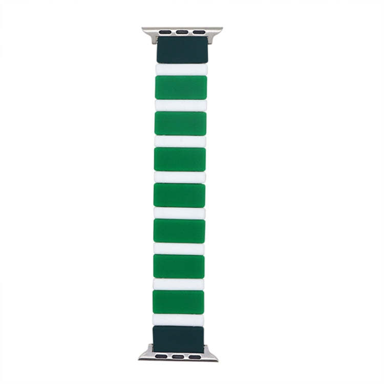 Siliconen splitshorlogeband voor Apple Watch-serie, 7 41 mm / 6 & SE & 5 & 4 40 mm / 3 & 2 & 1 38 mm, 7 45 mm / 6 & SE & 5 & 4 44 mm / 3 & 2 & 1 42 mm