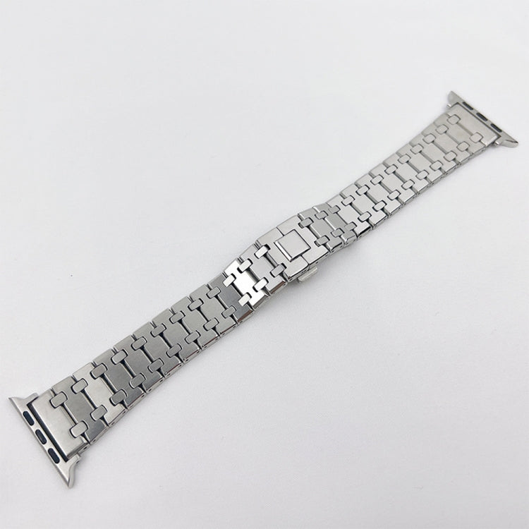 Pasek do zegarka Oak Three Strains Metal do zegarka Apple Watch Series, 7 41 mm / 6&SE&5&4 40 mm / 3&2&1 38 mm, 7 45 mm / 6&SE&5&4 44 mm / 3&2&1 42 mm