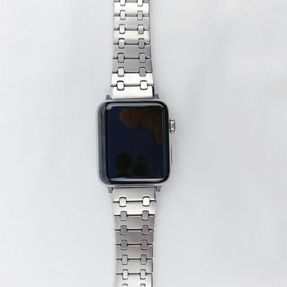 Pasek do zegarka Oak Three Strains Metal do zegarka Apple Watch Series, 7 41 mm / 6&SE&5&4 40 mm / 3&2&1 38 mm, 7 45 mm / 6&SE&5&4 44 mm / 3&2&1 42 mm