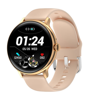 Q71 Pro 1.28 inch TFT Screen Silicone Strap Smart Watch, Support Bluetooth Call / Menstrual Cycle Reminder, Silicone Strap(Black), Silicone Strap(Rose Gold), Silicone Strap(Black Gold)