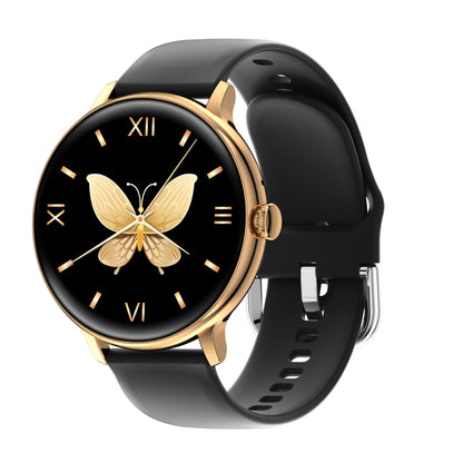 Q71 Pro 1.28 inch TFT Screen Silicone Strap Smart Watch, Support Bluetooth Call / Menstrual Cycle Reminder, Silicone Strap(Black), Silicone Strap(Rose Gold), Silicone Strap(Black Gold)