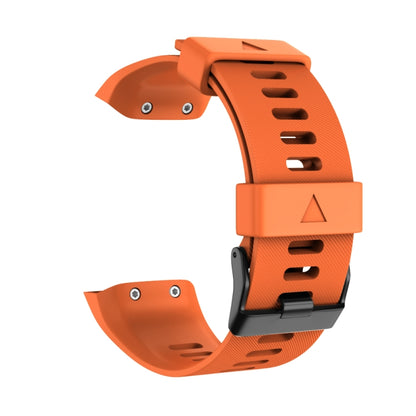 Black Buckle Silicone Watchband, For Garmin Forerunner 35
