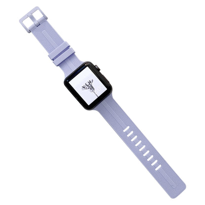 Bracelet de montre en silicone tressé pour Apple Watch Series, 7 41mm / 6&SE&5&4 40mm / 3&2&1 38mm, 7 45mm / 6&SE&5&4 44mm / 3&2&1 42mm