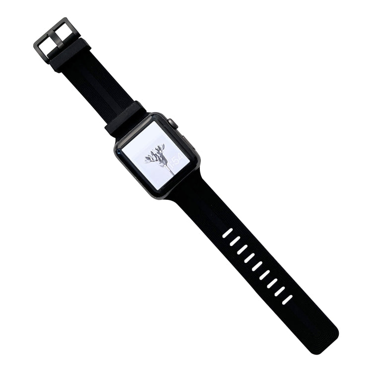 Bracelet de montre en silicone tressé pour Apple Watch Series, 7 41mm / 6&SE&5&4 40mm / 3&2&1 38mm, 7 45mm / 6&SE&5&4 44mm / 3&2&1 42mm
