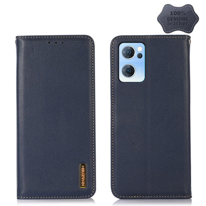 KHAZNEH Nappa Top Layer Cowhide Leather Phone Case, For OPPO A96 5G CN Version / Reno7 Z 5G, For OPPO Find X5 5G, For OPPO Find X5 Pro 5G, For OPPO Reno7 5G CN Version, For OPPO Reno7 SE 5G