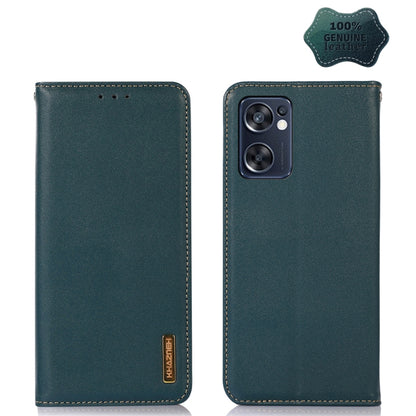 KHAZNEH Nappa Top Layer Cowhide Leather Phone Case, For OPPO A96 5G CN Version / Reno7 Z 5G, For OPPO Find X5 5G, For OPPO Find X5 Pro 5G, For OPPO Reno7 5G CN Version, For OPPO Reno7 SE 5G