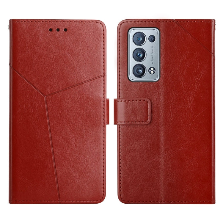 Y Stitching Horizontal Flip Leather Phone Case, For OPPO Reno6 Pro+ 5G, For OPPO Realme 9i, For OPPO Realme C31, For OPPO Realme C35