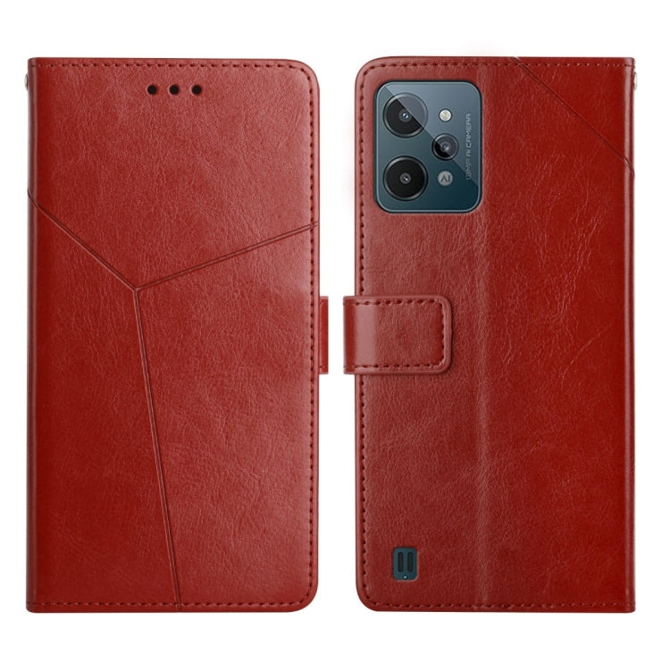 Y Stitching Horizontal Flip Leather Phone Case, For OPPO Reno6 Pro+ 5G, For OPPO Realme 9i, For OPPO Realme C31, For OPPO Realme C35