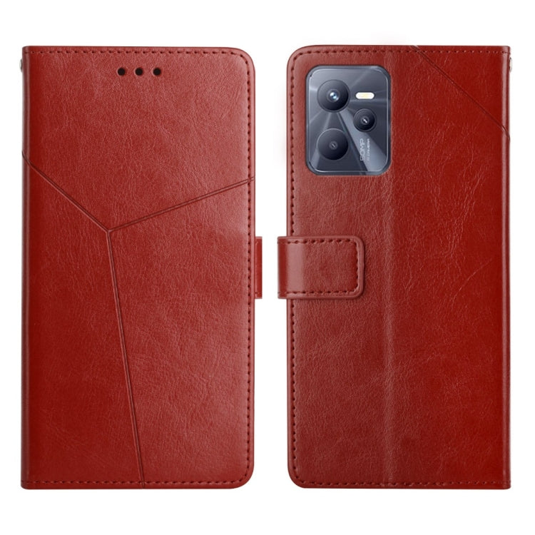 Y Stitching Horizontal Flip Leather Phone Case, For OPPO Reno6 Pro+ 5G, For OPPO Realme 9i, For OPPO Realme C31, For OPPO Realme C35