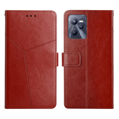Y Stitching Horizontal Flip Leather Phone Case, For OPPO Reno6 Pro+ 5G, For OPPO Realme 9i, For OPPO Realme C31, For OPPO Realme C35