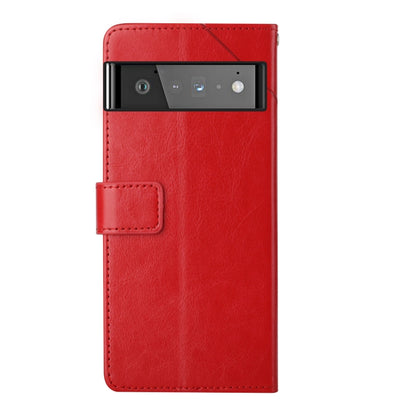 Y Stitching Horizontal Flip Leather Phone Case, For Google Pixel 6, For Google Pixel 6 Pro, For Google Pixel 7, For Google Pixel 7 Pro