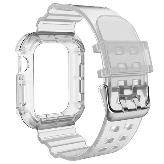 Bracelet de montre transparent pour Apple Watch Series 8&7 45 mm / SE 2&6&SE&5&4 44 mm / 3&2&1 42 mm (marron transparent), 7 41 mm / 6&SE&5&4 40 mm / 3&2&1 38 mm, 7 45 mm / 6&SE&5&4 44 mm / 3&2&1 42 mm