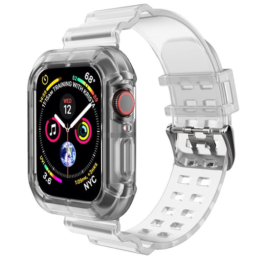 Bracelet de montre transparent pour Apple Watch Series 8&7 45 mm / SE 2&6&SE&5&4 44 mm / 3&2&1 42 mm (marron transparent), 7 41 mm / 6&SE&5&4 40 mm / 3&2&1 38 mm, 7 45 mm / 6&SE&5&4 44 mm / 3&2&1 42 mm
