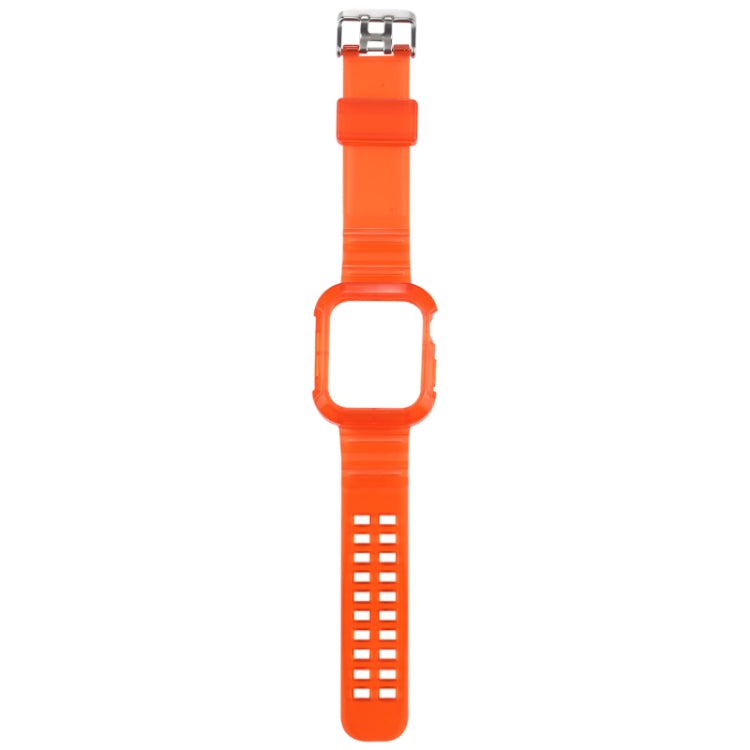 Transparent Watch Band For Apple Watch Series 8&7 45mm / SE 2&6&SE&5&4 44mm / 3&2&1 42mm(Transparent Brown), 7 41mm / 6&SE&5&4 40mm / 3&2&1 38mm, 7 45mm / 6&SE&5&4 44mm / 3&2&1 42mm