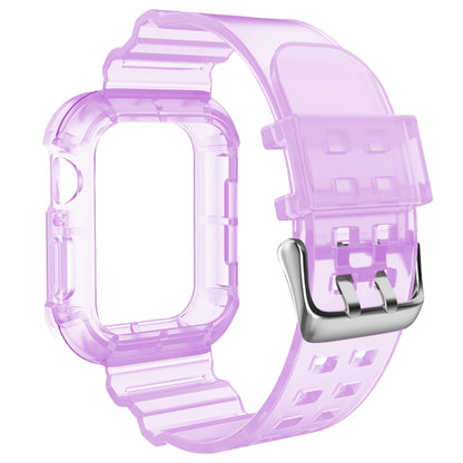 Transparent Watch Band For Apple Watch Series 8&7 45mm / SE 2&6&SE&5&4 44mm / 3&2&1 42mm(Transparent Brown), 7 41mm / 6&SE&5&4 40mm / 3&2&1 38mm, 7 45mm / 6&SE&5&4 44mm / 3&2&1 42mm