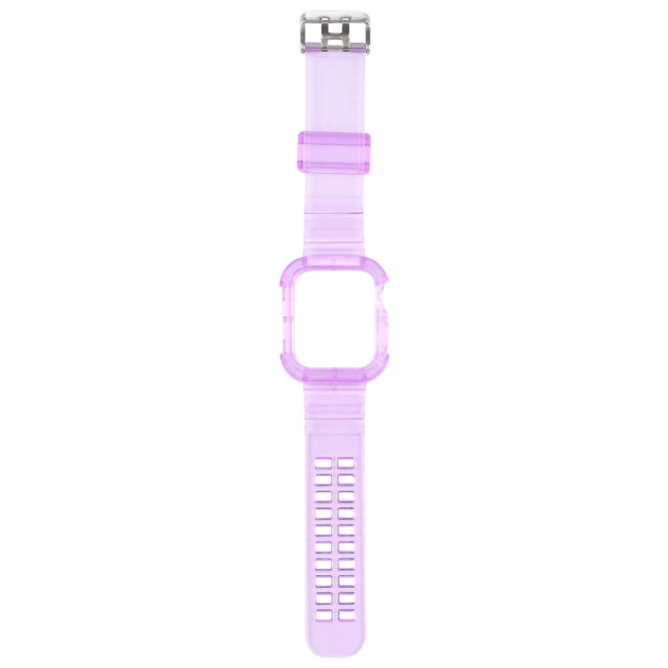 Transparent Watch Band For Apple Watch Series 8&7 45mm / SE 2&6&SE&5&4 44mm / 3&2&1 42mm(Transparent Brown), 7 41mm / 6&SE&5&4 40mm / 3&2&1 38mm, 7 45mm / 6&SE&5&4 44mm / 3&2&1 42mm