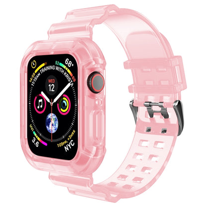 Transparent Watch Band For Apple Watch Series 8&7 45mm / SE 2&6&SE&5&4 44mm / 3&2&1 42mm(Transparent Brown), 7 41mm / 6&SE&5&4 40mm / 3&2&1 38mm, 7 45mm / 6&SE&5&4 44mm / 3&2&1 42mm