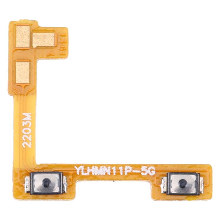 Câble flexible pour bouton de volume, pour Xiaomi 11T/11T Pro, Xiaomi Redmi Note 11 Pro (Chine), Oppo Reno7, Oppo Reno7 SE, Oppo Reno7 Pro 5G, Realme 8i, Oppo K9s