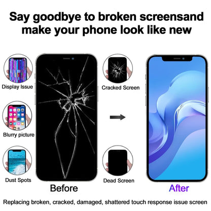 JK inell Material LCD Screen For iPhone XS Max, For iPhone XS Max(JK inell), For iPhone 11 Pro(JK inell), For iPhone 11 Pro Max(JK inell), For iPhone 12 / 12 Pro(JK inell)
