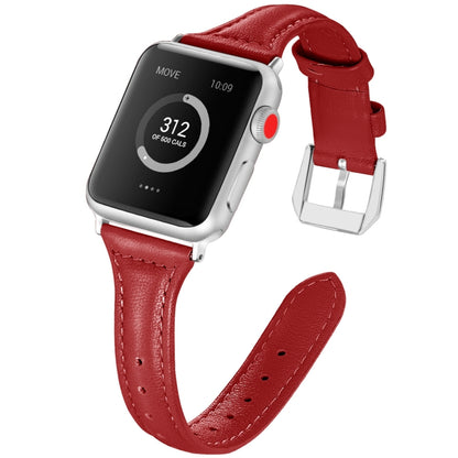 Genuine Leather Watch Band For Apple Watch Series, 7 41mm / 6&SE&5&4 40mm / 3&2&1 38mm, 7 45mm / 6&SE&5&4 44mm / 3&2&1 42mm