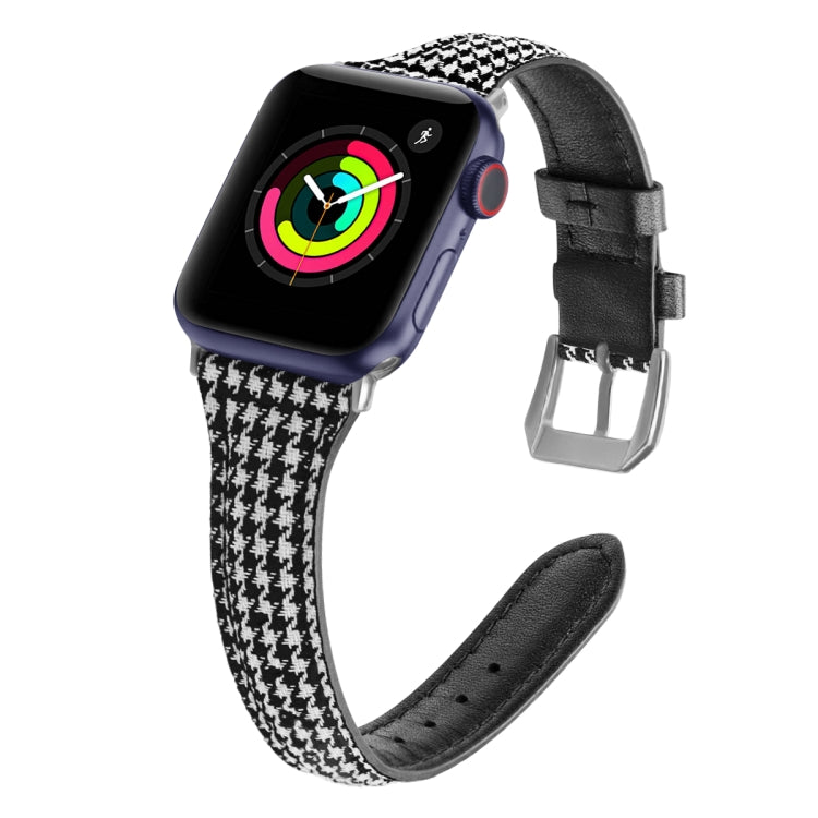 Genuine Leather Watch Band For Apple Watch Series, 7 41mm / 6&SE&5&4 40mm / 3&2&1 38mm, 7 45mm / 6&SE&5&4 44mm / 3&2&1 42mm