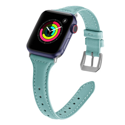 Genuine Leather Watch Band For Apple Watch Series, 7 41mm / 6&SE&5&4 40mm / 3&2&1 38mm, 7 45mm / 6&SE&5&4 44mm / 3&2&1 42mm