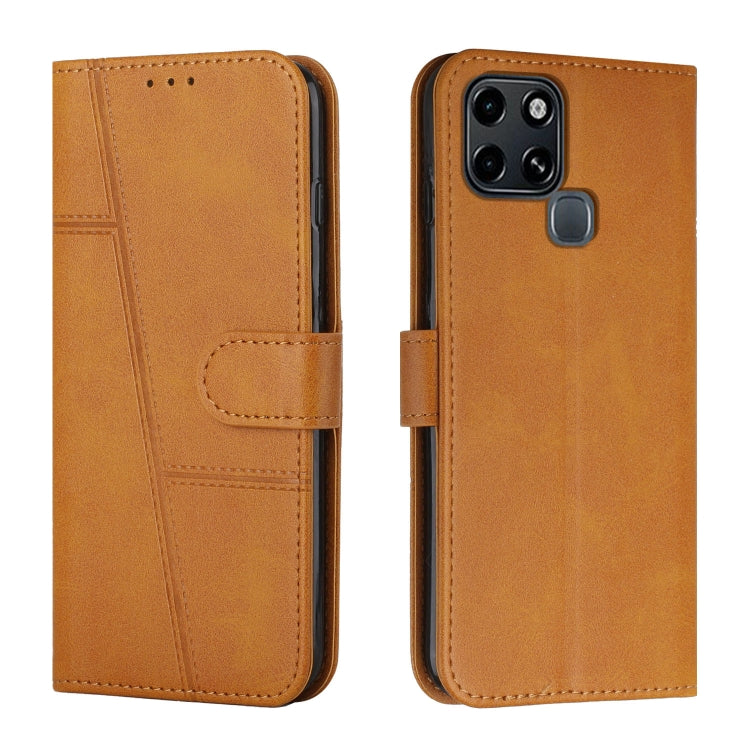 Stitching Calf Texture Buckle Leather Phone Case, For Tecno Spark 8 Pro, For Tecno Spark Go 2022 / Spark 8C, For Infinix Smart 6