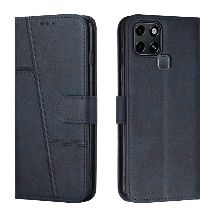 Stitching Calf Texture Buckle Leather Phone Case, For Tecno Spark 8 Pro, For Tecno Spark Go 2022 / Spark 8C, For Infinix Smart 6