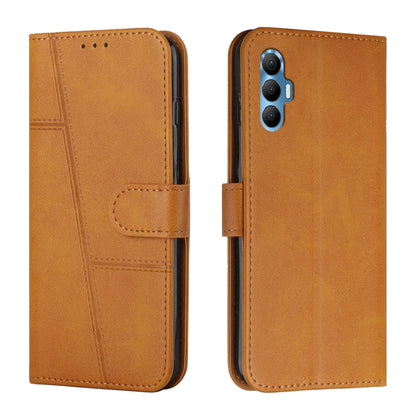 Stitching Calf Texture Buckle Leather Phone Case, For Tecno Spark 8 Pro, For Tecno Spark Go 2022 / Spark 8C, For Infinix Smart 6