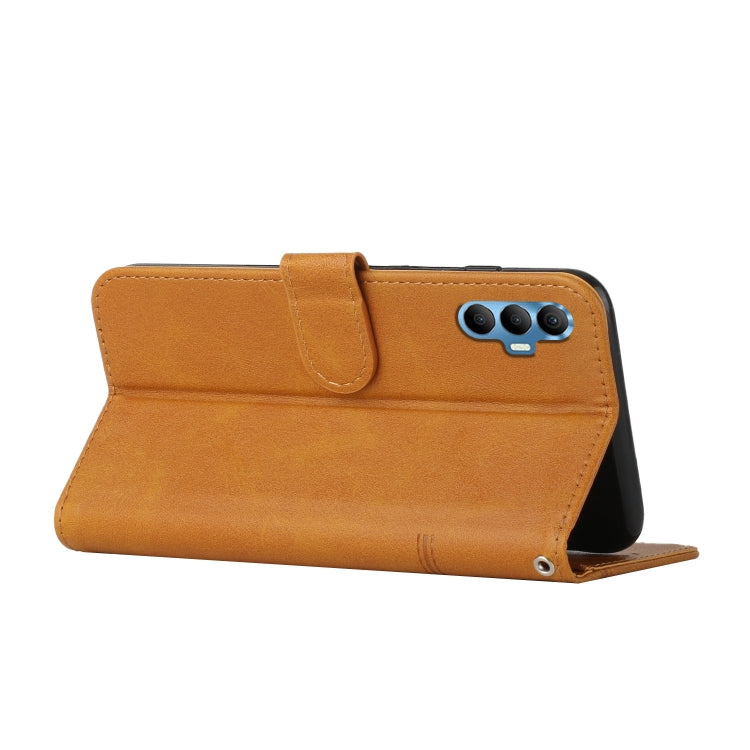 Stitching Calf Texture Buckle Leather Phone Case, For Tecno Spark 8 Pro, For Tecno Spark Go 2022 / Spark 8C, For Infinix Smart 6