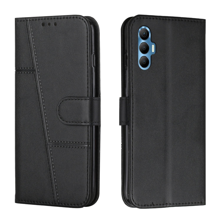 Stitching Calf Texture Buckle Leather Phone Case, For Tecno Spark 8 Pro, For Tecno Spark Go 2022 / Spark 8C, For Infinix Smart 6
