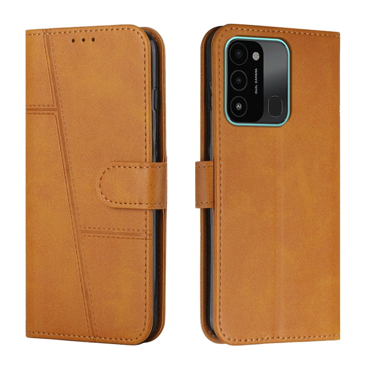 Stitching Calf Texture Buckle Leather Phone Case, For Tecno Spark 8 Pro, For Tecno Spark Go 2022 / Spark 8C, For Infinix Smart 6