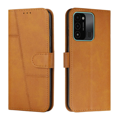 Stitching Calf Texture Buckle Leather Phone Case, For Tecno Spark 8 Pro, For Tecno Spark Go 2022 / Spark 8C, For Infinix Smart 6