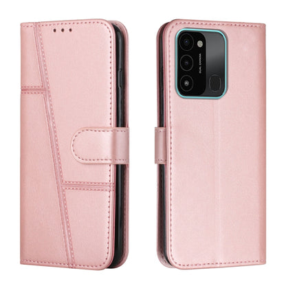 Stitching Calf Texture Buckle Leather Phone Case, For Tecno Spark 8 Pro, For Tecno Spark Go 2022 / Spark 8C, For Infinix Smart 6