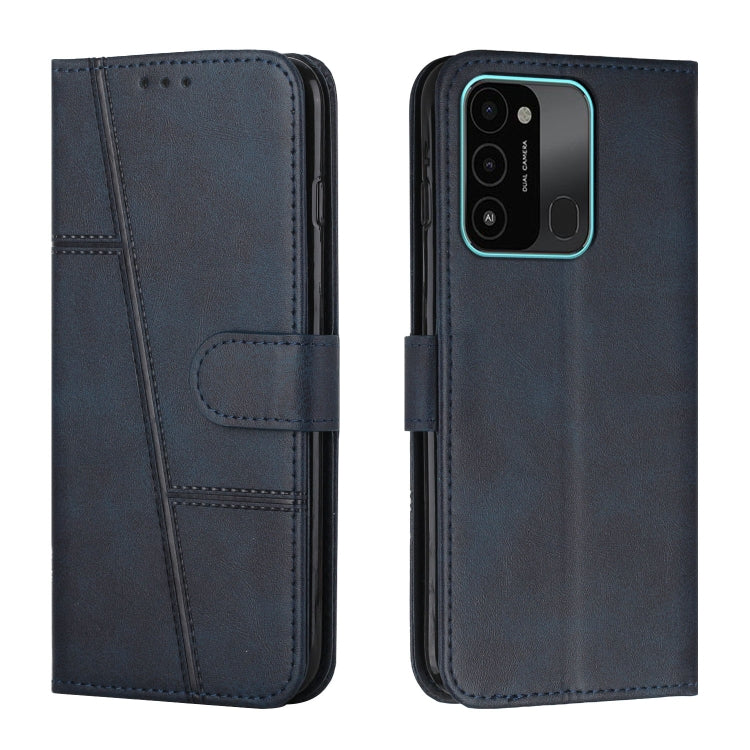 Stitching Calf Texture Buckle Leather Phone Case, For Tecno Spark 8 Pro, For Tecno Spark Go 2022 / Spark 8C, For Infinix Smart 6