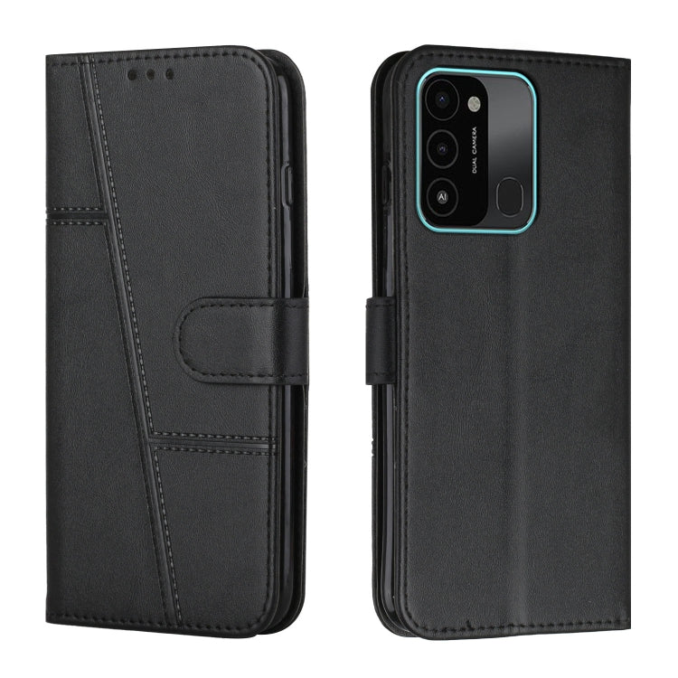 Stitching Calf Texture Buckle Leather Phone Case, For Tecno Spark 8 Pro, For Tecno Spark Go 2022 / Spark 8C, For Infinix Smart 6