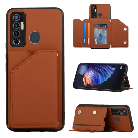 Skin Feel PU + TPU + PC Phone Case, For Tecno Camon 17, For Tecno Camon 17 Pro, For Tecno Camon 18, For Tecno Camon 18 Premier, For Tecno Pova, For Tecno Spark 6, For Tecno Spark 7 Pro, For Tecno Spark 7P, For Tecno Spark 8, For Tecno Spark 5 Air / 6 A...