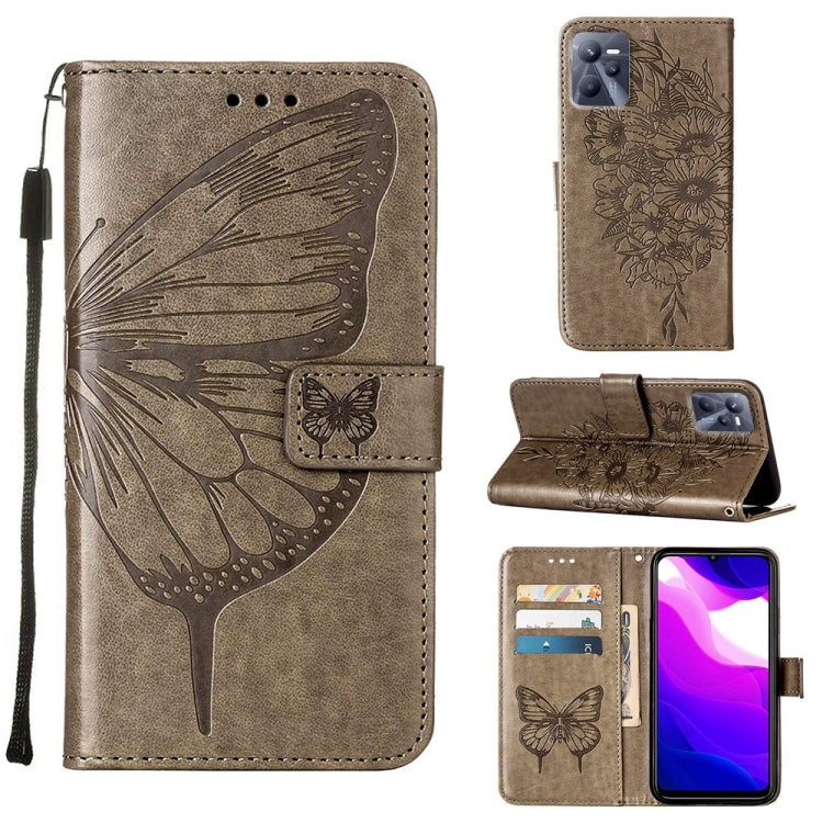 Embossed Butterfly Leather Phone Case, For OPPO A55s 5G Global, For OPPO Find X5, For OPPO Find X5 Pro, For OPPO K9X 5G, For OPPO Realme C35, For OPPO Realme GT2 Pro, For OPPO Reno5 Pro+ 5G/Find X3 Neo, For OPPO Reno7 5G Global/Find X5 Lite            ...