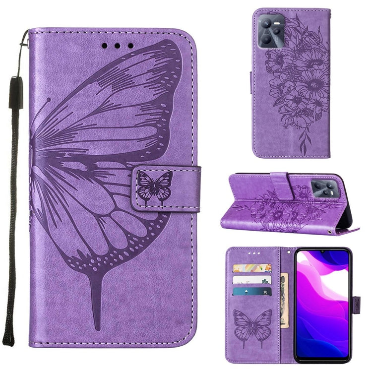 Embossed Butterfly Leather Phone Case, For OPPO A55s 5G Global, For OPPO Find X5, For OPPO Find X5 Pro, For OPPO K9X 5G, For OPPO Realme C35, For OPPO Realme GT2 Pro, For OPPO Reno5 Pro+ 5G/Find X3 Neo, For OPPO Reno7 5G Global/Find X5 Lite            ...