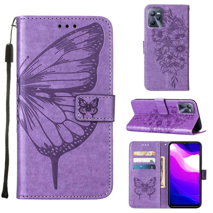 Embossed Butterfly Leather Phone Case, For OPPO A55s 5G Global, For OPPO Find X5, For OPPO Find X5 Pro, For OPPO K9X 5G, For OPPO Realme C35, For OPPO Realme GT2 Pro, For OPPO Reno5 Pro+ 5G/Find X3 Neo, For OPPO Reno7 5G Global/Find X5 Lite            ...