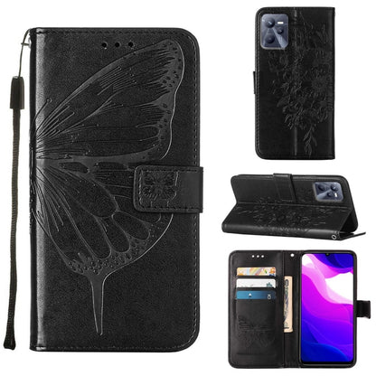 Embossed Butterfly Leather Phone Case, For OPPO A55s 5G Global, For OPPO Find X5, For OPPO Find X5 Pro, For OPPO K9X 5G, For OPPO Realme C35, For OPPO Realme GT2 Pro, For OPPO Reno5 Pro+ 5G/Find X3 Neo, For OPPO Reno7 5G Global/Find X5 Lite            ...