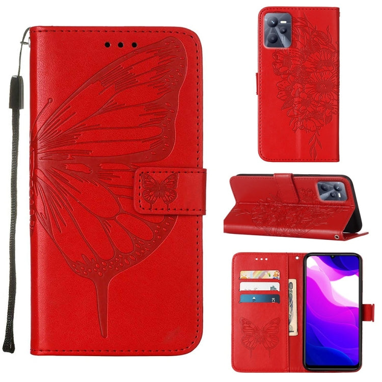 Embossed Butterfly Leather Phone Case, For OPPO A55s 5G Global, For OPPO Find X5, For OPPO Find X5 Pro, For OPPO K9X 5G, For OPPO Realme C35, For OPPO Realme GT2 Pro, For OPPO Reno5 Pro+ 5G/Find X3 Neo, For OPPO Reno7 5G Global/Find X5 Lite            ...