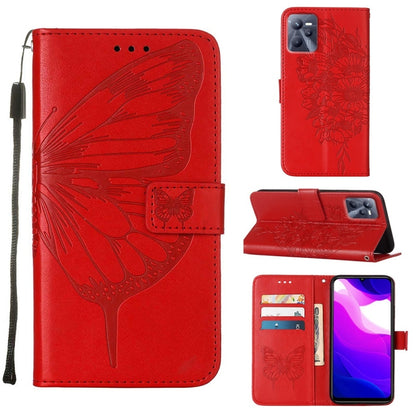 Embossed Butterfly Leather Phone Case, For OPPO A55s 5G Global, For OPPO Find X5, For OPPO Find X5 Pro, For OPPO K9X 5G, For OPPO Realme C35, For OPPO Realme GT2 Pro, For OPPO Reno5 Pro+ 5G/Find X3 Neo, For OPPO Reno7 5G Global/Find X5 Lite            ...