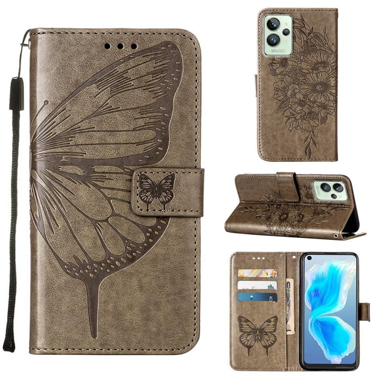Embossed Butterfly Leather Phone Case, For OPPO A55s 5G Global, For OPPO Find X5, For OPPO Find X5 Pro, For OPPO K9X 5G, For OPPO Realme C35, For OPPO Realme GT2 Pro, For OPPO Reno5 Pro+ 5G/Find X3 Neo, For OPPO Reno7 5G Global/Find X5 Lite            ...