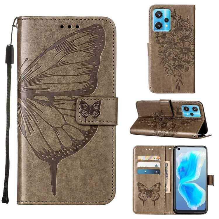 Embossed Butterfly Leather Phone Case, For OPPO A55s 5G Global, For OPPO Find X5, For OPPO Find X5 Pro, For OPPO K9X 5G, For OPPO Realme C35, For OPPO Realme GT2 Pro, For OPPO Reno5 Pro+ 5G/Find X3 Neo, For OPPO Reno7 5G Global/Find X5 Lite            ...
