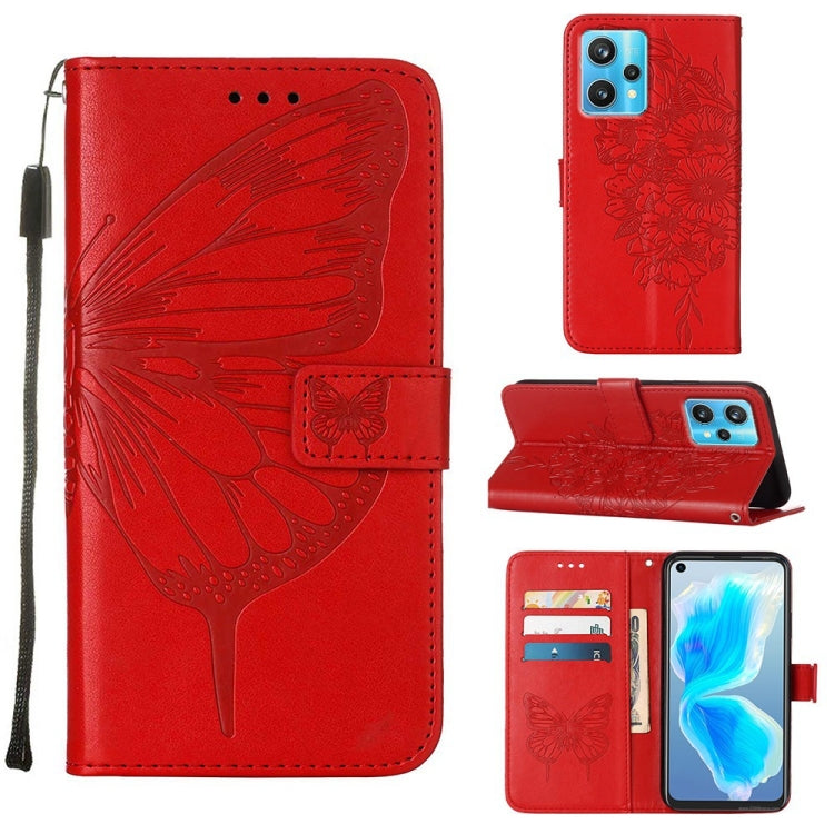 Embossed Butterfly Leather Phone Case, For OPPO A55s 5G Global, For OPPO Find X5, For OPPO Find X5 Pro, For OPPO K9X 5G, For OPPO Realme C35, For OPPO Realme GT2 Pro, For OPPO Reno5 Pro+ 5G/Find X3 Neo, For OPPO Reno7 5G Global/Find X5 Lite            ...
