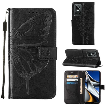 Embossed Butterfly Leather Phone Case, For OPPO A55s 5G Global, For OPPO Find X5, For OPPO Find X5 Pro, For OPPO K9X 5G, For OPPO Realme C35, For OPPO Realme GT2 Pro, For OPPO Reno5 Pro+ 5G/Find X3 Neo, For OPPO Reno7 5G Global/Find X5 Lite            ...