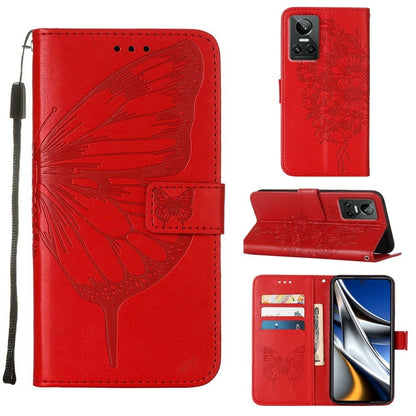 Embossed Butterfly Leather Phone Case, For OPPO A55s 5G Global, For OPPO Find X5, For OPPO Find X5 Pro, For OPPO K9X 5G, For OPPO Realme C35, For OPPO Realme GT2 Pro, For OPPO Reno5 Pro+ 5G/Find X3 Neo, For OPPO Reno7 5G Global/Find X5 Lite            ...