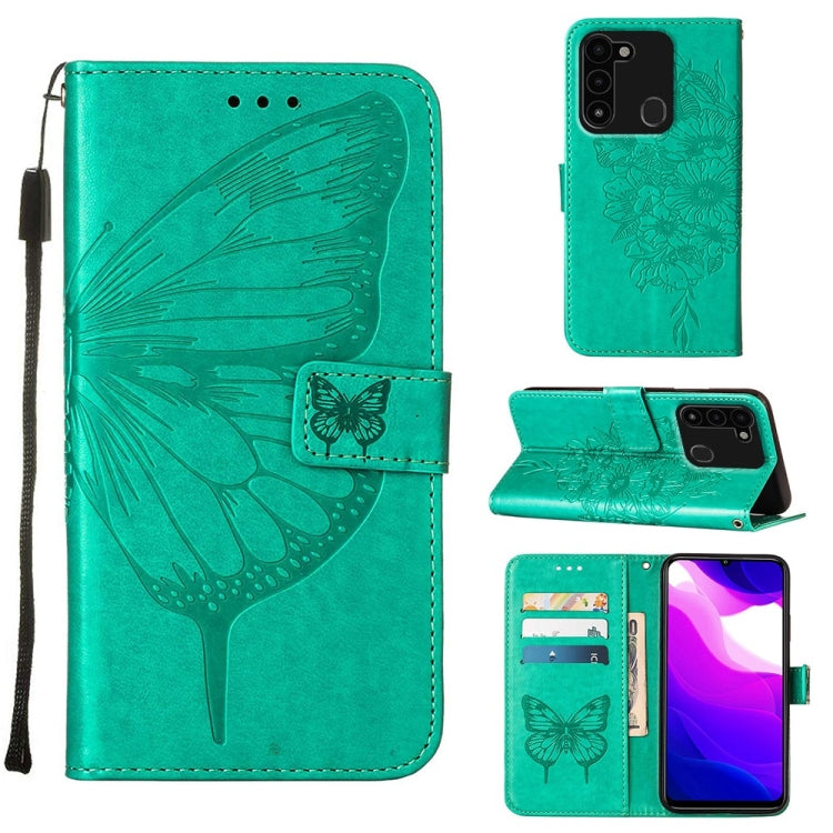 Embossed Butterfly Leather Phone Case, For Tecno Spark Go 2022